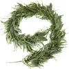 Decorative Flowers Wreaths PARTY JOY 2.7M Artificial Eucalypt Garland Greenery Fake Vine Hanging Plants for Wedding Home Office Party Garden Decoration 230313