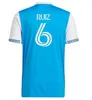 22 23 Charlotte FC SWIDERSKI Maillots de football pour hommes 2022 2023 FUCHS BENDER ORTIZ ALCIVAR RUIZ WALKES ARMOUR Home Away White Joint Version Shirt Adult Uniform