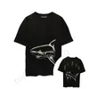 Mens Designer Pa t-shirt Luxury Tees Print Palms Shark T Shirts Mens Womens Angle Kort ärm Summer Casual Streetwear Tops Klädkläder