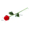 Bomboniera 1pc Romantico anello con rosa scatola fiore regalo di San Valentino per fidanzata fidanzato souvenir regali per ospiti di nozze RRA