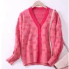 NEW Women Sweaters Designer Jacket Luxury wool knitted dresses Oversized Sweaters v neck pullover Coat