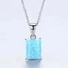 Catene Opals Necklace 925 Sterling Silver for Women Chain Fine Jwelry Wedding Regalo