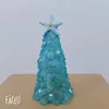 Decoratieve bloemen 2023 DIY Christmas Tree Mini Window ornamenten Desktop kleine decoratie voortreffelijke modellering