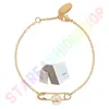 Saturn Paper Plip Chain Браслет для теннисной планеты браслет женщин золотые дизайнерские ювелирные украшения Vivi модные аксессуары коробка