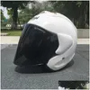 Casques De Moto Noir Demi Casque Sport De Plein Air Hommes Et Femmes Racing Open Face Dot Appd1 Drop Delivery Mobiles Motos Accesso Dhwq4