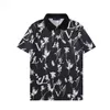 Luxuremerk herenontwerper Polo T-shirt zomermode ademende korte mouwen Rapel Casual TopM-3XL#011