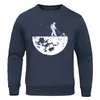 Men's Hoodies 2023 Autumn Sweatshirts Fleece Print Develop The Moon Fashion Sportswear High Quality Pullovers Harajuku