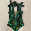 Одежда для купания, сексуальный купальник с ремешками на плечах и цветочным принтом, женский купальный костюм с открытой спиной, пляжная одежда, монокини 230311