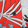 メンズカジュアルシャツファッションラペルサマーアウトドアルーズエンジェルラブプリントボタン短袖ビーチパーティースタイルハワイアンシャツ