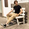 Dżinsy męskie 2022 Spring Autumn Cargo Pants Męs