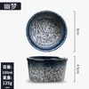 Cuencos de cerámica para hornear pudín taza japonesa gradiente Souffle postre Snack Bowl pequeño hogar cocina suministros vajilla