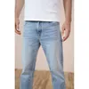 Jeans da uomo SIWMOOD S Spring Jeans lavati al laser ambientali da uomo slim fit pantaloni classici in denim jeans di alta qualità SJ170768 230313