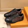 Luxe designer schoenen van topkwaliteit Casual sneakers Ademende kalfsleer met bloemen verfraaide rubberen buitenzool zeer mooie MKJL00000002