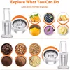 ABD Stok Mutfak Araçları 850W Mermi Kişisel Blender Meyve Meyve Akışı Salları ve Smoothies, Protein İçecekleri, Mutfak Maması için Blender Set Blender Bhyenklsga