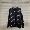 balencigS Sweaters designer hoodies High mens sweaters Quality Autumn and Winter 2024 New Fashion Brand Knitted Sweater Crew Neck L QJ26