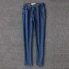 Damen-Jeans, Vintage-Jeans für Damen, Boyfriend-Jeans für Damen, hohe Taille, blau, lässige Bleistifthose, koreanische Streetwear-Jeanshose 230313