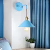 Wall Lamps Nordic Glass Ball Floor Lamp Reading Light Stained Kids Candelabra