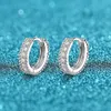 Stud smyoue d färg 0,14ct hoop örhänge för kvinnor simulering diamanter örhänge s925 silver bröllop födelsedag valentin gåva 230311