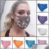 Party Mask 100pcs Fashion Colorf Mesh Mesher Massks Bling Diamond Rhinestone Grid Net Goashable Sexy Hollow for Women Drop Delivery Dhozk