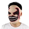 Feestmaskers horror half gezicht bloedende hoofddeksel wandelende dode spike tand zombie masker Phantom House Site Setting Props Halloween Mask 230313