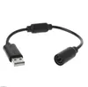 25 cm USB Breakaway Cable Adapter Wymiana przewodu dla Xbox 360 Przewodnik Połączenie Kontrolera Połączenia szary