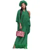 Vêtements ethniques No Heatie African Long Robes pour femmes 5Colors de grande taille Polyester Robe Femme Top Daily Party et robe