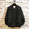 Men's Jackets 2023 Spring Autumn Men Windproof Military Black Cargo Mens Classic Casual Coat Male Fashion Oversize Overcoat 7XL 8XL