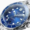 Armbandsur Matic Watch Diver 200m 41mm PT5000 Mekaniska armbandsur Blue Dial With Lumed Bezel Insert 230313