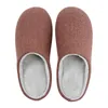 Slippers Indoor for Women Plush Winter House Men Work confortável luz suave e simples não deslize slides de piso