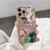 luxe ontwerpers galvaniseren lederen telefoonhoesjes voor iphone 15 14 pro max 15pro 13 12 11 xr mode print ontwerp bij klassieke achterkant case mobiele shell