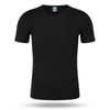 T-shirts pour hommes Sports de plein air Col rond Net Eye Séchage rapide T-shirts pour enfants Logo sur mesure Publicité culturelle