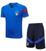 23 24 Itália Treino Camisetas de Futebol Jerseys Mangas Curtas Terno de Treinamento 22 Itália Chandal Futbol Survetement Italia Sportswear