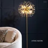 Floor Lamps Contemporary Luxury Crystal Lamp Nordic Warm Romantic Dandelion G9 Lights For Home El Art Decoration Arrival