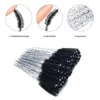 Makeup Brushes 2000pcs Shiny Crystal Eyelash Applicator Disposable Handle Nylon Mascara Wands Spoolies