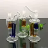 Smoking Accessories Hookahs Coloured Bend Filter Glass Pot Wholesale Bongs Oil Burner Pipes