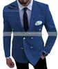 Costumes pour hommes costume pour hommes 2 pièces formel Jacquard mariage garçons d'honneur mode Tuxedos Slim Fit Blazer taille personnalisée