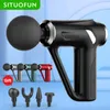 Full Body Massager SITUOFUN Massage Gun 32 Levels Deep Tissue Neck Body Back Muscle Sport Electric Pistol Massager Exercise Relaxation Pain Relief 230313