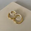 Manguito de orelha enfashion fofo pérola pêlo clipe de aniversário brinco de jóias de jóias de moda boucle oreille brincos femme para mulheres e211276 230311