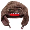 Cartoon Big Mouth DOMO Winter Bomber Ushanka Russian Fur Hat Warm Thickened Ear Flaps Cap For Men&Women Boys&Girls Hats cap359g