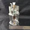 Hookahs Goldfish Hookah Glass Bongs Accessories Glass Smoking Pipes Colorful Mini Multi-färg