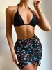 Swim wear Brazilian Thong Bikini Women With Skirt Sexy Swimwear Female Padded Swimsuit Push Up Beachwear Bathing Suit Biquini Summer 230313