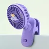 Ventilatori elettrici USB Mini energia eolica Clip portatile Comodo ventilatore di raffreddamento portatile ultra silenzioso di alta qualità per studenti