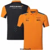 サイクリングメンズTシャツマクラーレン2023チームポロ2023 F1セーターフーディーシャツロングスリーブファントップスティーアムペトロナスサイズS-5XL