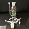 Waterpijpen Kroon Waterpijp Glas Bongs Accessoires, Kleurrijke Pijp Roken Gebogen Glas Pijpen Oliebrander