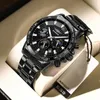 Relojes de pulsera reloj de cuarzo de alta calidad multifuncional para hombre luminoso impermeable moda deportes reloj de pulsera de lujo Montre Homme