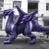 Large Ancient Evil Inflatable Dragon Model Carnival Stage Decorations Airblown Fire Dragon With Wings For Event Show