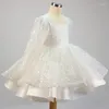 Vestidos de menina flor para casamento uma linha de criança vestidos de concurso de tule tulle kids crianças vestido de baile