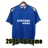 CFC レトロサッカーユニフォームランパードトーレスドログバ 01 03 05 06 07 08 サッカーシャツ Camiseta WISE 決勝 2011 12 13 14 15 テリーロベングリット長袖サッカージャージ