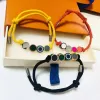 Pulsera colgante anudada a mano pulsera de diseñador pulsera de amor unisex joyería para hombres y mujeres pulsera ajustable joyería de moda 4 colores