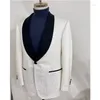 Costumes pour hommes Dernières vestes de smoking Jacquard Noir Revers châle Tuxedos formels Slim Fit Vintage Retro Dîner Costume de bal Blazer (1 veste)